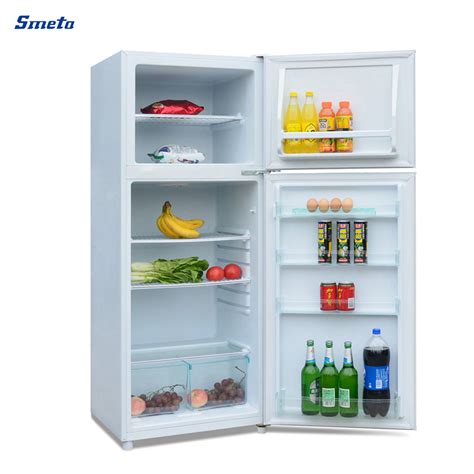 Smeta Solar Powered Camping Dc Double Door Fridge Freezer