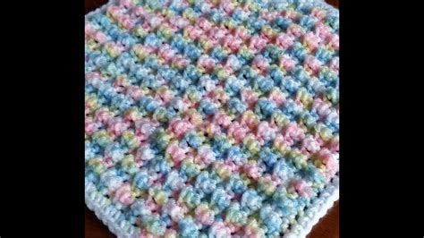 Crochet Bubble Pop Stitch Blanket Youtube