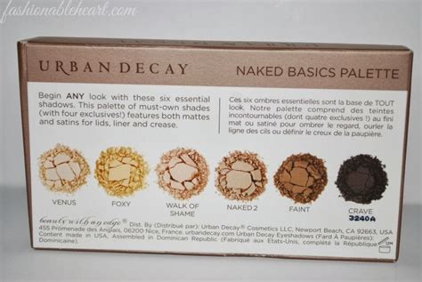 Fashionable Heart Naked Basics Palette