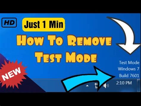 How To Remove TEST MODE WINDOWS 7 BUILD 7600 7601 How To DISABLE TEST