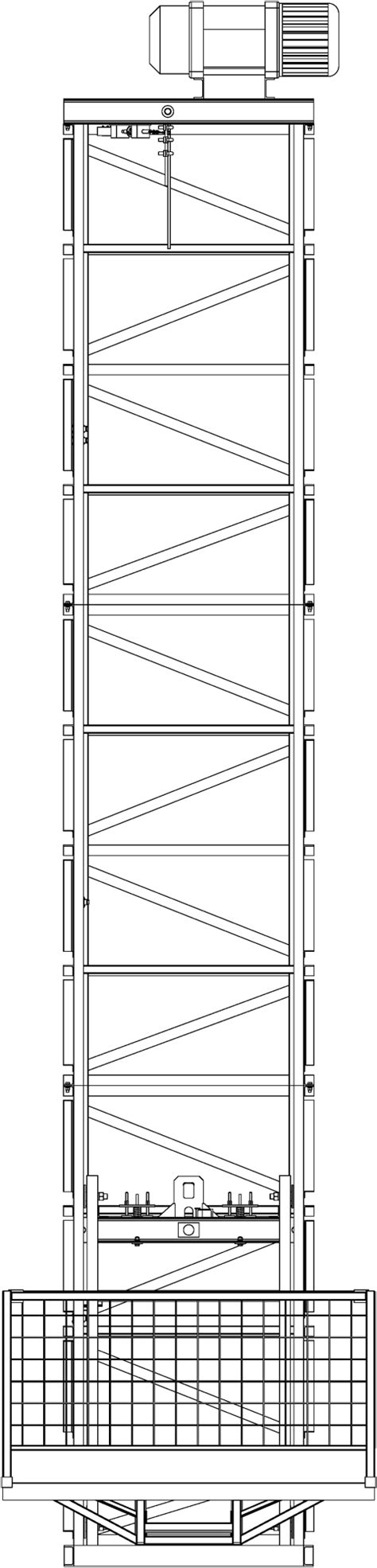 Vertical Mast Lift Goods Platform Lifts Elevators LIFTPROM LLC