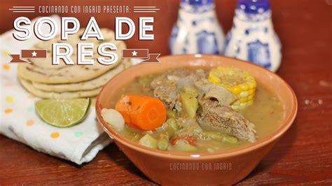 Como Hacer Sopa De Res Receta Salvadore A Youtube