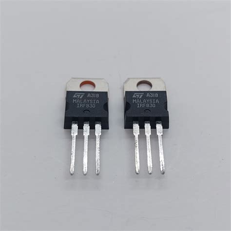 IRF830 MOSFET TRANSISTORS TO-220AB 2 PIECES NEW - Langrex