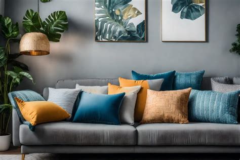 Quelle couleur de coussin choisir pour un canapé gris