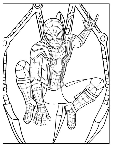 Desenhos Para Colorir E Imprimir Do Homem Aranha Braincp