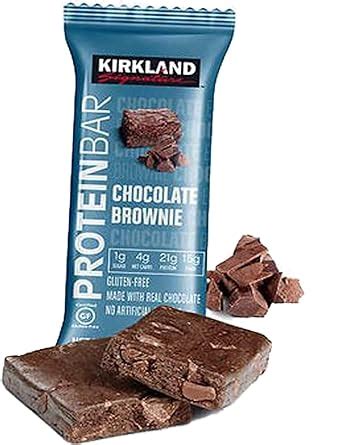 Amazon Kirkland Signature Protein Bars Chocolate Brownie Oz