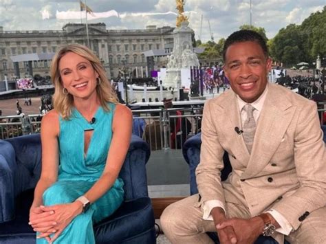 Amy Robach And T J Holmes Mixed Business With Pleasure On Work Trip