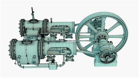 Steamengine With Animation 3D Model - TurboSquid 1880858