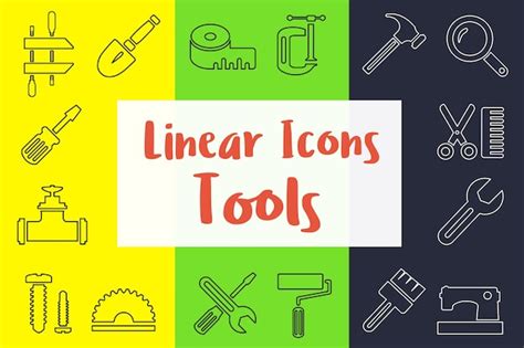 Premium Vector Set Of Linear Icons