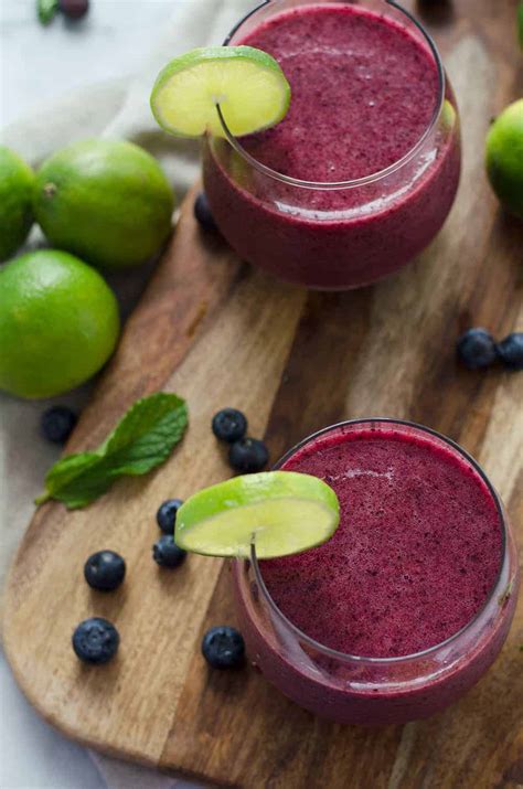 Frozen Blueberry Mojito Recipe Delish Knowledge