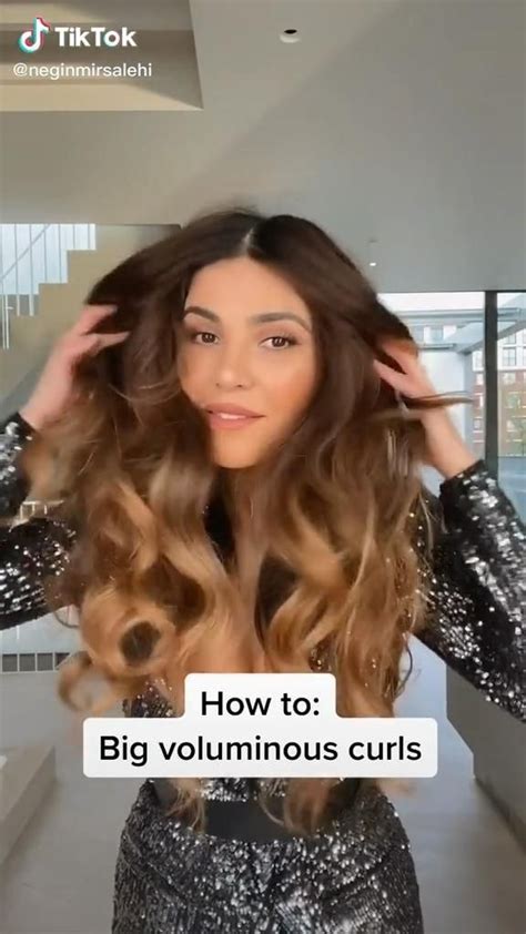 How To Get Big Voluminous Thick Hair Curls Hair Tutorial Artofit