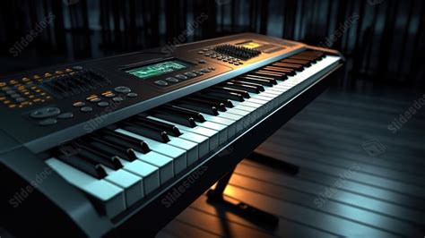 Dark Studio Vibe Music Instrument Synthesizer And Electronic Keyboard