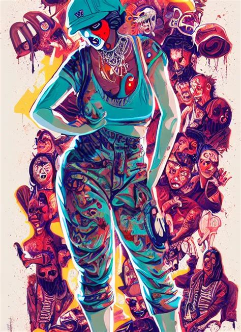 Zombie Full Body Latina Hiphop Streetwear Drip Stable Diffusion