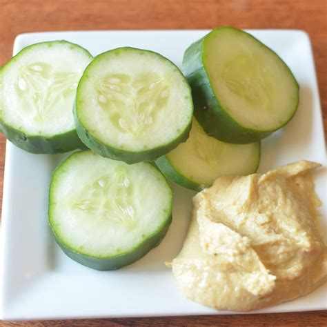 Cucumbers And Hummus Super Healthy Kids