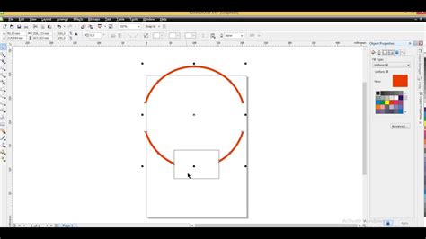 Cara Memotong Objek Lingkaran Pada Coreldraw Youtube