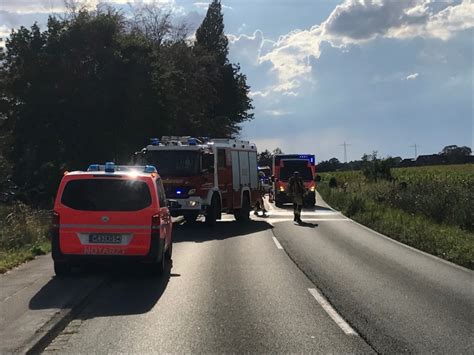 Ein Verletzter nach Überschlag mit PKW Einsatzbericht Xanten