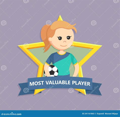 Football Player Character Profession Design Vector Stock Vector