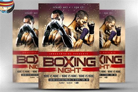 42 Boxing Flyer Designs Free Psd Templates Creativetemplate