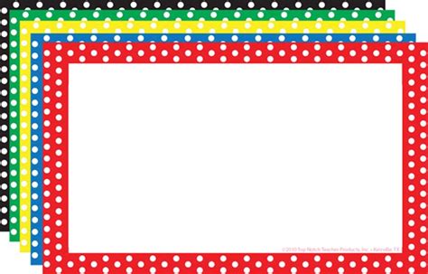 Colorful Polka Dot Border Clip Art Library