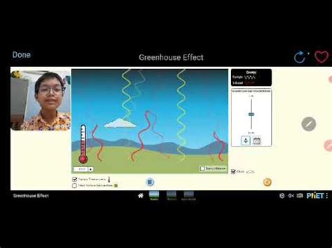 Presentasi Experiment Greenhouse Effect Menggunakan Aplikasi PHET