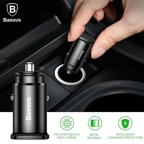 Aliexpress Buy Baseus 30W Dual USB Car Charger Quick Charge QC 4