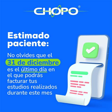 Laboratorio Médico del Chopo on Twitter Recuerda solicitar la factura