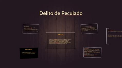 Delito De Peculado By Julio Armando Contreras Lino On Prezi