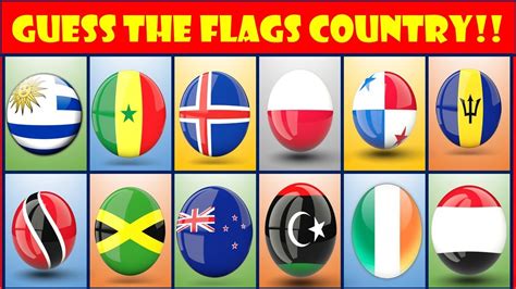 GUESS THE COUNTRY FLAG QUIZ FLAGS OF THE WORLD Flag Trivia YouTube