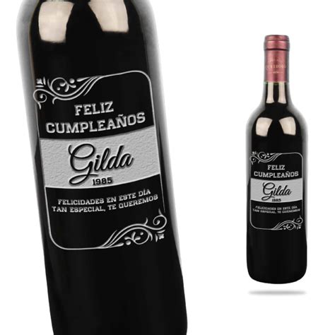 Vino Personalizado Graduado Ms Regalos