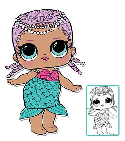 Lol Surprise Doll Coloring Pages Page Color Your Favorite Lol