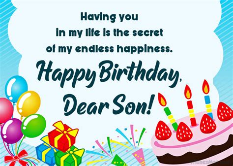 Birthday Wish For My Son