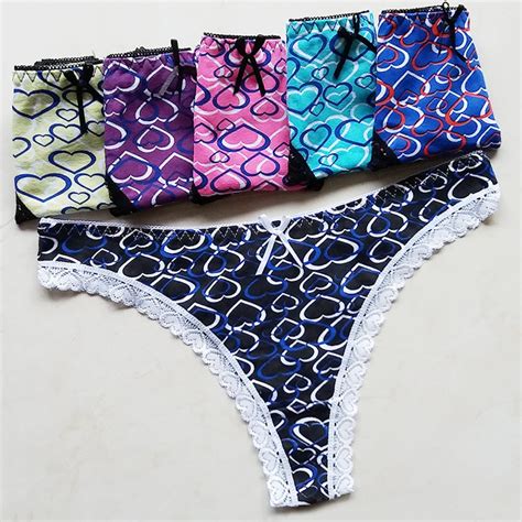 Buy 5pcs Lot Women Underwear Fashion Printed Cotton