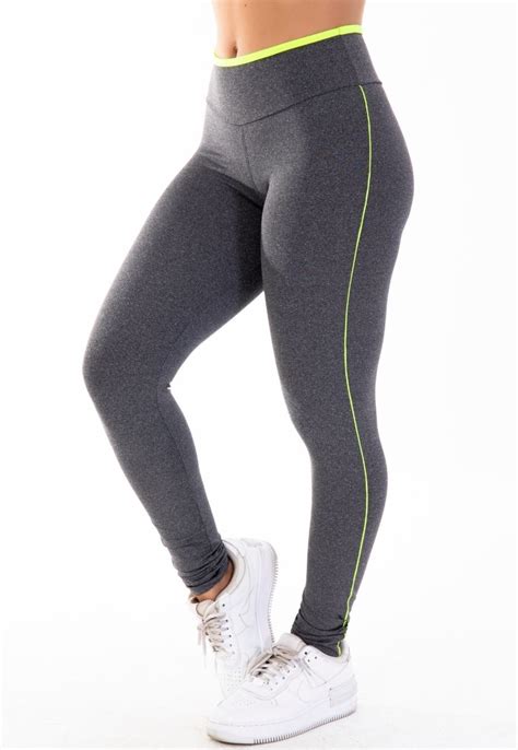 Calça Legging Fitness Moda Feminina Esporte Leg Suplex Linda Academia