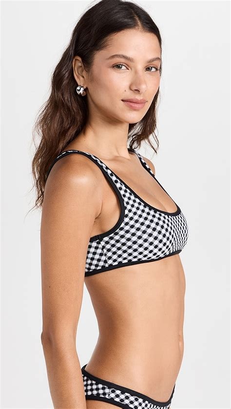 Solid Striped The Elle Bikini Top Shopbop