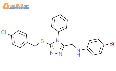 444153 09 7 4 Bromo Phenyl 5 4 Chloro Benzylsulfanyl 4 Phenyl 4H