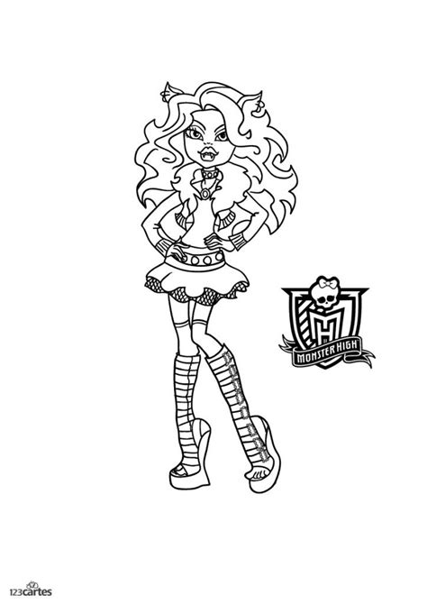 Coloriage Monster High En Couleur 16 Coloriages Monster High 123 Cartes