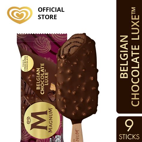 Magnum Belgian Chocolate Luxe Bundle Ice Creams Pieces Shopee