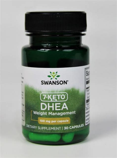 Swanson 7 Keto Dhea 100 Mg 30 Caps 4 Pack