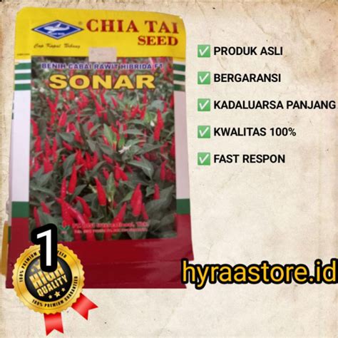 Jual BENIH CABE CABAI RAWIT SONAR F1 CAP KAPAL TERBANG 10gr