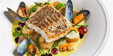 Hake With Mussels Potatoes And Curry Velouté Recipe Recipe Recipes