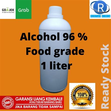 Jual ALKOHOL ALCOHOL 96 FOOD GRADE 1 LITER Shopee Indonesia