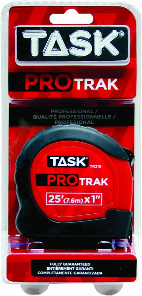 Task Tr Feet Meter Protrak Tape Measure Red Amazon