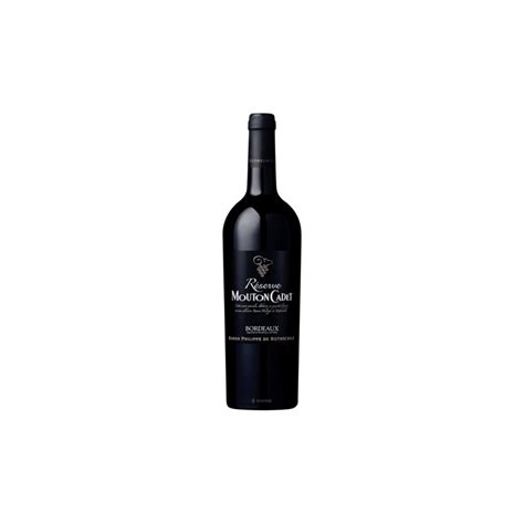 Vin Rouge Mouton Cadet Réserve Bordeaux 2013 75cl Chezvousre