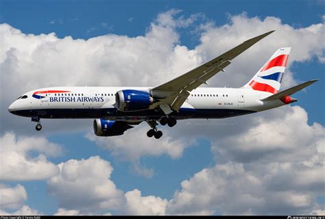 G ZBJK British Airways Boeing 787 8 Dreamliner Photo By Ferenc Kobli