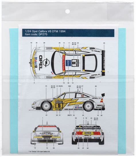 Opel Calibra V Dtm Decal Dp Decalpool