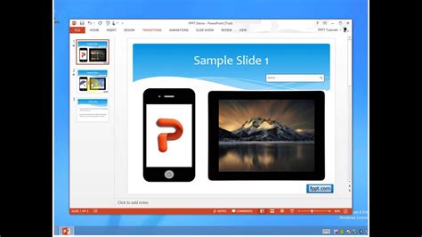 Switch Slides With Rotation Effect In Powerpoint Youtube