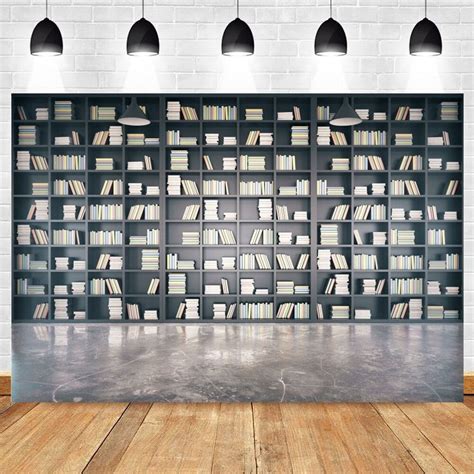 Bookshelf Backdrop Vintage Bookcase Magic Books Grunge Ancient Library