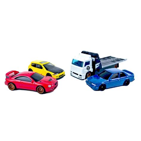 Hot Wheels Fleet Street Honda Civic Eg Nissan Sentra Toyota Celica