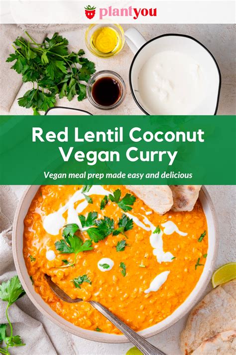 Red Lentil Coconut Curry Plantyou