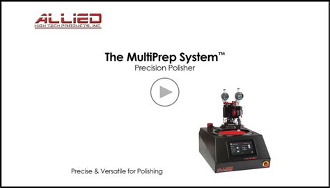 Allied High Tech Products Multiprep Precision Polishing System